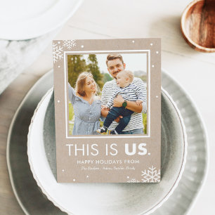 Tarjeta de Navidad Kraft de This Is Us