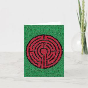 Tarjeta de Navidad LABYRINTH IX