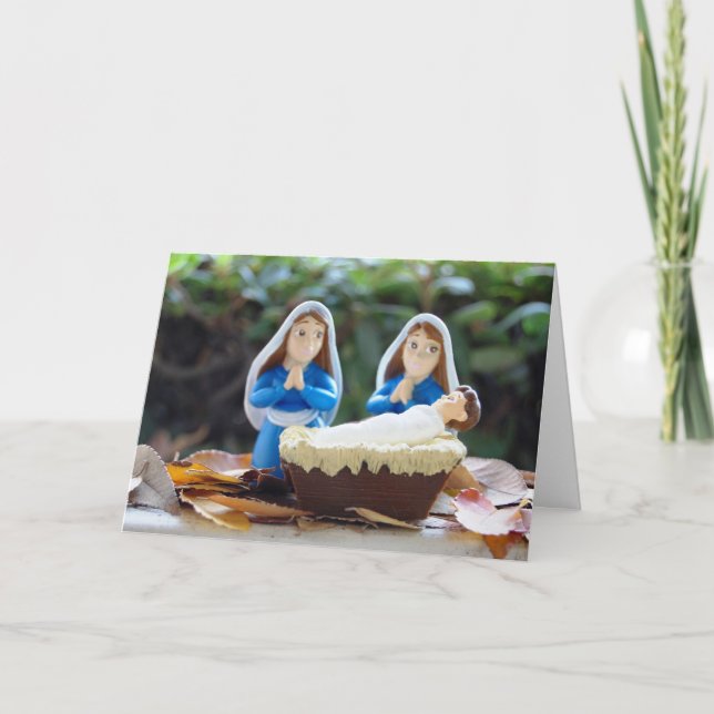 Tarjeta de Navidad lesbiana (Anverso)