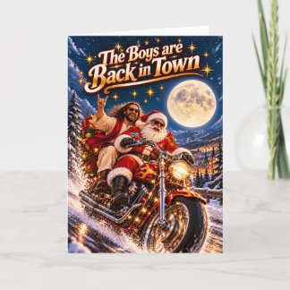 Tarjeta de Navidad Los Chicos Están de Vuelta en l