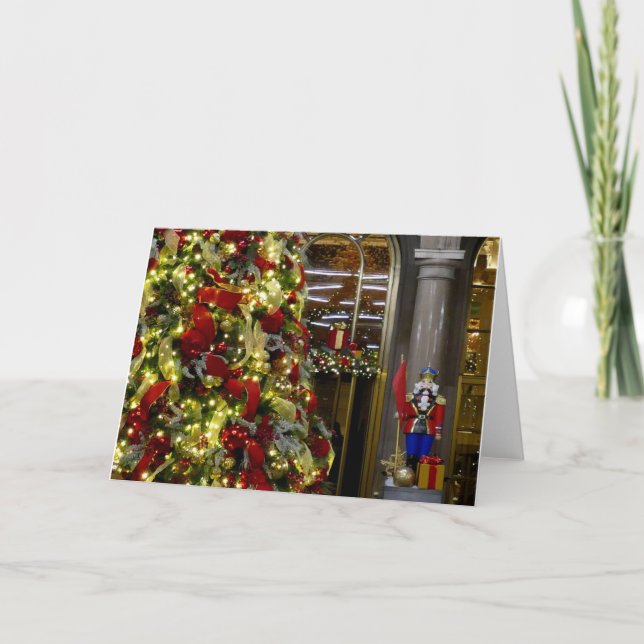 tarjeta de Navidad Lotte New York Palace (Anverso)
