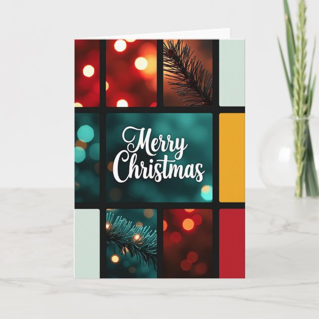 Tarjeta de Navidad Luminosa (Anverso)