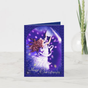 Tarjeta de Navidad mágica