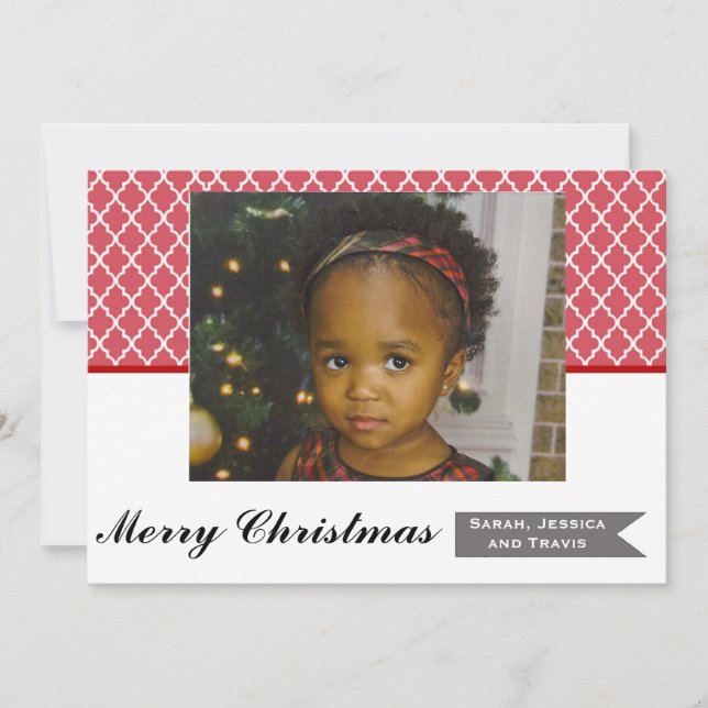 Tarjeta de Navidad marroquí de la foto (Anverso)