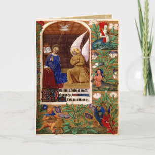 Tarjeta de Navidad medieval 1