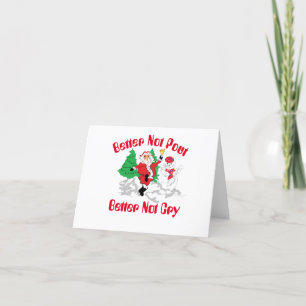 Tarjeta de Navidad : Mejor no frunzas el ceño