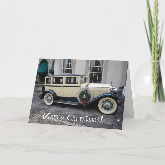 Tarjeta de Navidad meridional de Rolls Royce (Anverso)