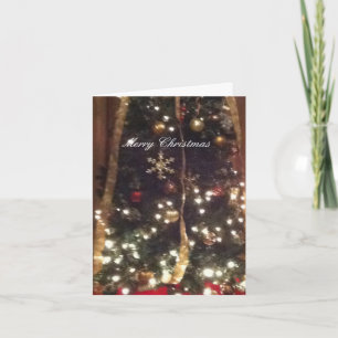 Tarjeta de Navidad mezclada de la familia