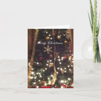 Tarjeta de Navidad mezclada de la familia