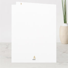 Tarjeta de Navidad Mínima | Árbol de Arte de Línea