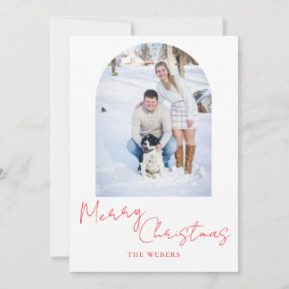 Tarjeta de Navidad Minimalista