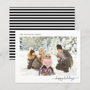 Tarjeta de Navidad minimalista moderna foto de vac