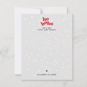 Tarjeta de Navidad Moderna Hohoho