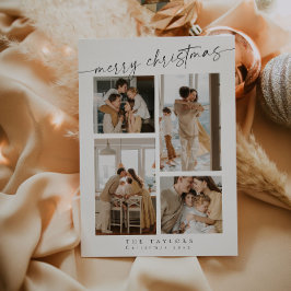 Tarjeta de navidad moderna Minimalista