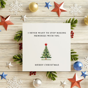 Tarjeta de navidad moderna para los dulces