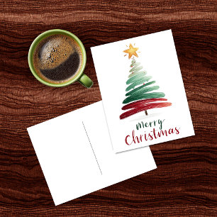 Tarjeta de Navidad moderna y alegre
