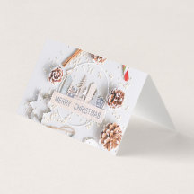 Tarjeta de Navidad Moderna y Elegante – Diseño Clá