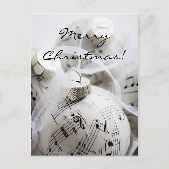 Tarjeta de Navidad musical (Anverso)