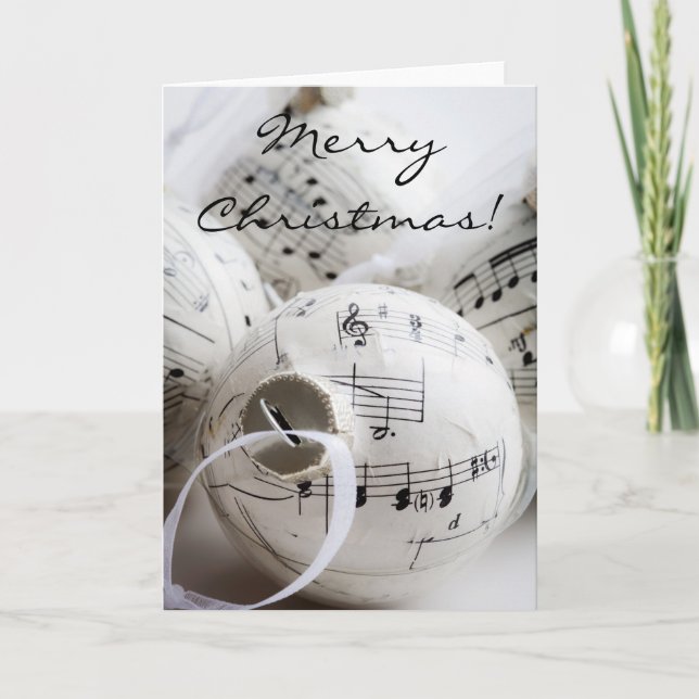 Tarjeta de Navidad musical (Anverso)
