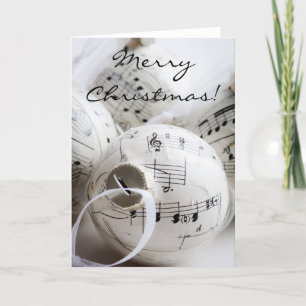 Tarjeta de Navidad musical