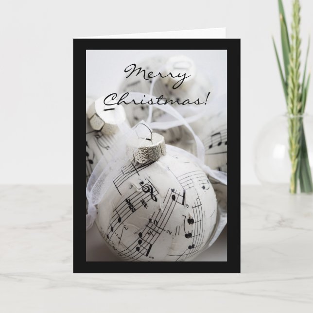 Tarjeta de Navidad musical (Anverso)