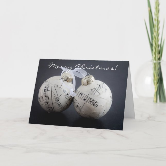 Tarjeta de Navidad musical (Anverso)