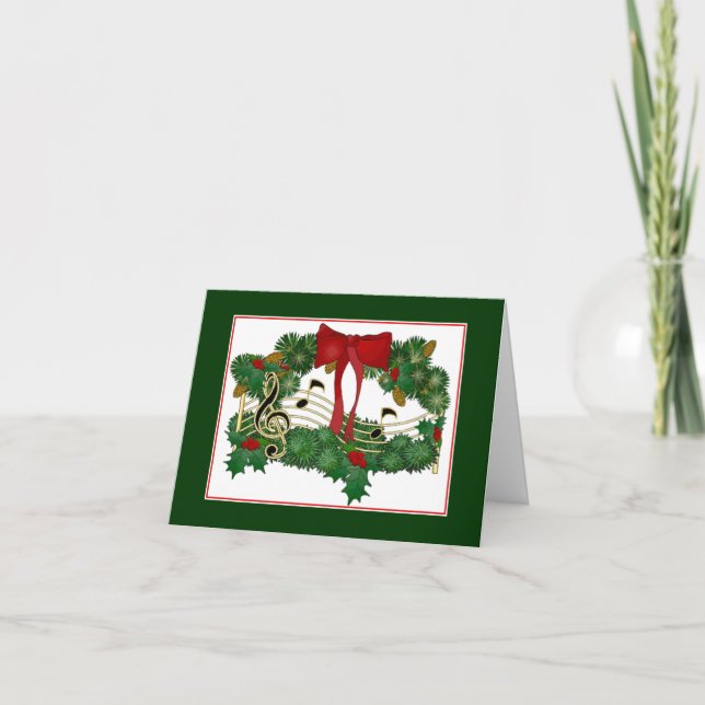 Tarjeta de Navidad musical (Anverso)