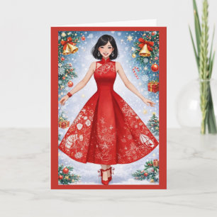 Tarjeta de Navidad muy alegre