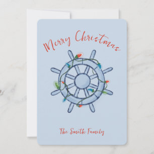 Tarjeta de Navidad Náutica