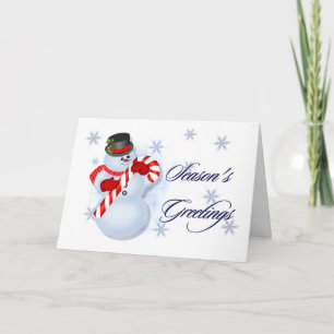 Tarjeta de Navidad Nevado