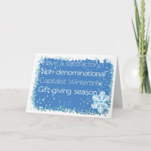 Tarjeta de Navidad no confesional