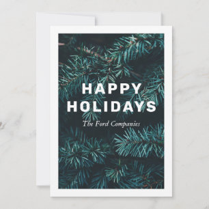 Tarjeta de Navidad no fotográfico o tarjeta de vac