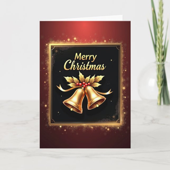 Tarjeta de Navidad Opulenta (Anverso)