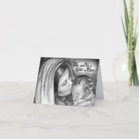 Tarjeta de Navidad original del dibujo de lápiz