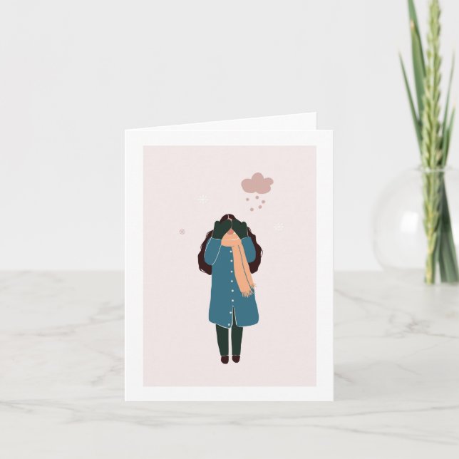 Tarjeta de navidad para amigos (Anverso)