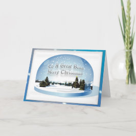 Tarjeta de Navidad para Boss