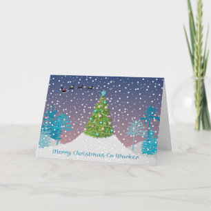 Tarjeta de navidad para Co Worker