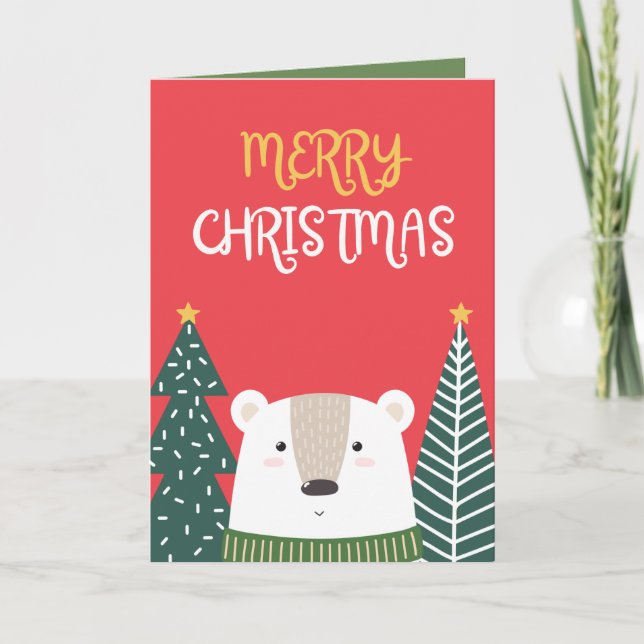 Tarjeta de navidad para compañero de trabajo (Anverso)