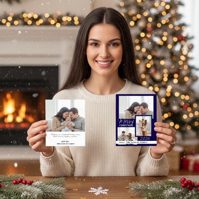 Tarjeta de Navidad para Foto de Fiesta (Subido por el creador)