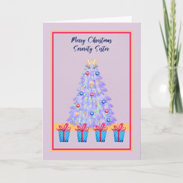 Tarjeta de Navidad para Hermana de la Hermandad Ro (Anverso)