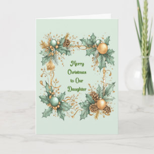 Tarjeta de Navidad para Hija Adulta