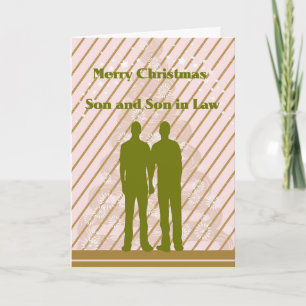 Tarjeta de navidad para hijos e hijos en derecho