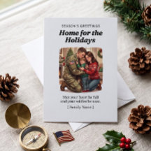 Tarjeta de Navidad para Hogar Militar