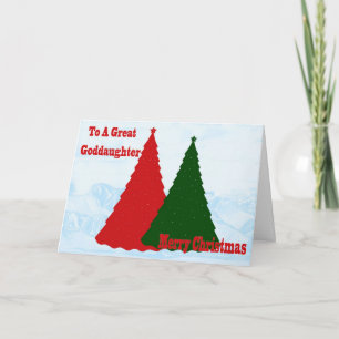 Tarjeta de Navidad para la ahijada