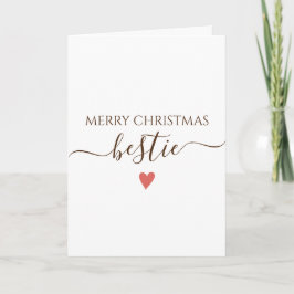 Tarjeta de Navidad para la mejor amiga