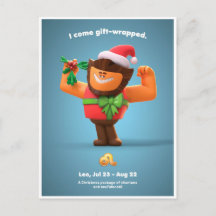 Tarjeta de Navidad para Leo