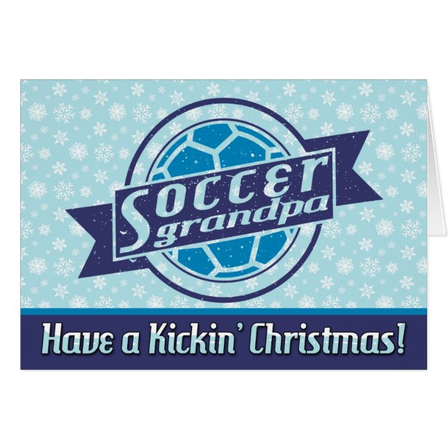 Tarjeta de Navidad para los Navidades del abuelo d (Anverso (Horizontal))