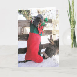 Tarjeta de Navidad "¿Para mí?"