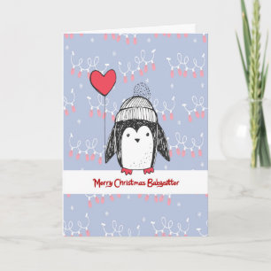 Tarjeta de Navidad para Niñera