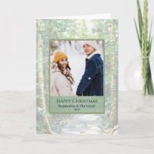 Tarjeta de Navidad para Pareja - Bosque